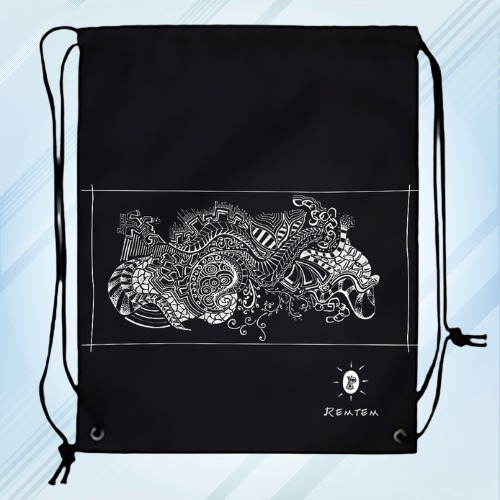 drawstring-bag-with-background DB-01 - Image 1